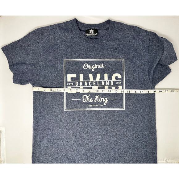Graceland Elvis The King Men's Tshirt size M PreOwned in good condition - Picture 5 of 7